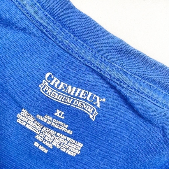 Cremieux blue short sleeve t-shirt - Picture 3 of 4